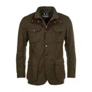 Barbour Vaxjacka med quiltad foder Green, Herr