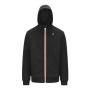 K-Way Fleece Pullover Jacka Black, Herr