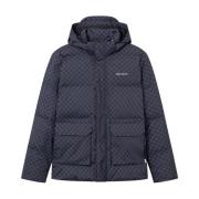 Les Deux Montreal AOP Puffer Jacket Blue, Herr