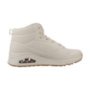 Skechers Hög Stand Sneakers Beige, Dam