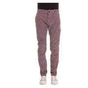 C.p. Company Corduroy Stretch Byxor Old Dyed Fit Purple, Herr