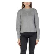 Calvin Klein Jeans Intarsia Loose Tröja Höst/Vinter Kollektion Gray, D...