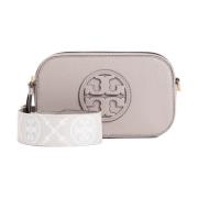 Tory Burch Nude Läder Axelväska Beige, Dam