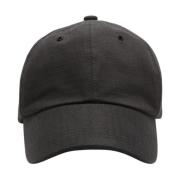 Acne Studios Ripstop Baseball Cap med Logo Brodyr Black, Unisex