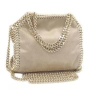 Stella McCartney Pre-owned Pre-owned Laeder axelremsvskor Beige, Dam