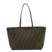 Fendi Vintage Pre-owned Canvas fendi-vskor Black, Dam