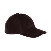 Brooks Brothers Bomullscorduroy Logo Baseballkeps Brown, Unisex