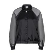 Dante 6 Satin Bomberjacka Svart Black, Dam