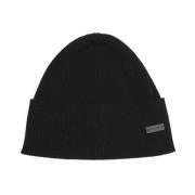 Saint Laurent Svart Kashmir Hatt Aw24 Black, Herr