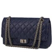 Chanel Vintage Pre-owned Laeder chanel-vskor Blue, Dam