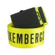 Bikkembergs Limegul Clip Bälte Yellow, Herr