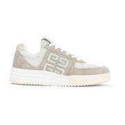 Givenchy Vita Lädersneakers Elegant Komfort Beige, Dam