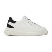 Guess Vita Läder Sneakers - Elba White, Dam