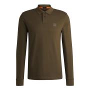 Hugo Boss Slim bomullspolo Brown, Herr