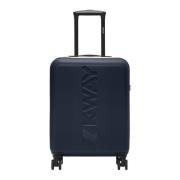 K-Way Trolley Small Blue Blue, Unisex