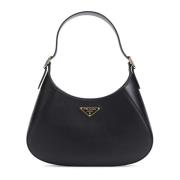 Prada Svart Axelväska Aw24 Black, Dam