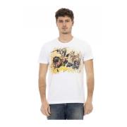 Trussardi Casual T-shirt med korta ärmar White, Herr