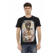 Trussardi Casual kortärmad rund hals T-shirt Black, Herr