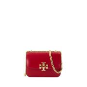 Tory Burch Röd Läder Konvertibel Axelväska Red, Dam