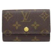 Louis Vuitton Vintage Pre-owned Canvas nyckelhllare Brown, Dam