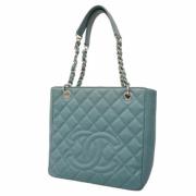 Chanel Vintage Pre-owned Laeder chanel-vskor Gray, Dam