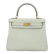 Hermès Vintage Pre-owned Laeder crossbodyvskor Green, Dam