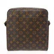 Louis Vuitton Vintage Pre-owned Canvas axelremsvskor Brown, Dam