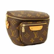 Louis Vuitton Vintage Pre-owned Tyg crossbodyvskor Brown, Dam