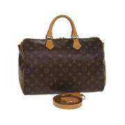 Louis Vuitton Vintage Pre-owned Canvas handvskor Brown, Dam