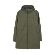 Tantä Vattentät Unisex Outdoorjacka Khaki Green, Herr