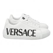 Versace Pre-owned Pre-owned Tyg sneakers White, Dam