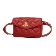 Chanel Vintage Pre-owned Laeder chanel-vskor Red, Dam