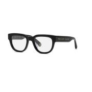 Philipp Plein Svart Blank Solglasögon Vpp146M Modell Black, Herr