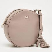 Michael Kors Pre-owned Pre-owned Laeder crossbodyvskor Beige, Dam