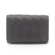 Bottega Veneta Vintage Pre-owned Laeder nyckelhllare Black, Dam