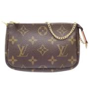 Louis Vuitton Vintage Pre-owned Canvas handvskor Brown, Dam