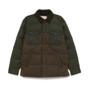 Filson Grön Quiltad Bomullsjacka Green, Herr