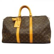 Louis Vuitton Vintage Pre-owned Tyg louis-vuitton-vskor Brown, Dam