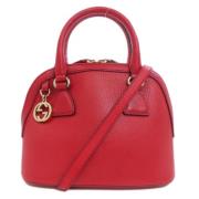 Gucci Vintage Pre-owned Laeder gucci-vskor Red, Dam