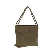 Prada Vintage Pre-owned Nylon totevskor Brown, Dam