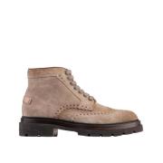 Santoni Mocka Brogue Vandringsskor Brown, Herr