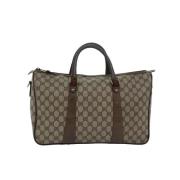 Gucci Vintage Pre-owned Canvas gucci-vskor Beige, Dam