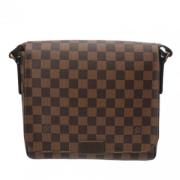 Louis Vuitton Vintage Pre-owned Canvas axelremsvskor Brown, Dam