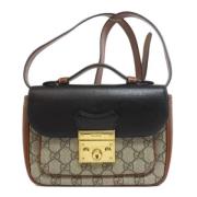 Gucci Vintage Pre-owned Tyg gucci-vskor Brown, Dam