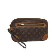 Louis Vuitton Vintage Pre-owned Canvas kuvertvskor Brown, Dam