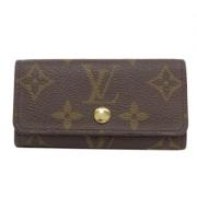 Louis Vuitton Vintage Pre-owned Canvas nyckelhllare Brown, Dam