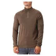 Genti Brun Sköldpaddsweater Brown, Herr