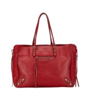 Balenciaga Vintage Pre-owned Laeder balenciaga-vskor Red, Dam