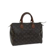 Louis Vuitton Vintage Pre-owned Canvas handvskor Brown, Dam