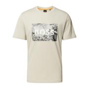 Hugo Boss Herr Te_Building T-shirt Beige, Herr